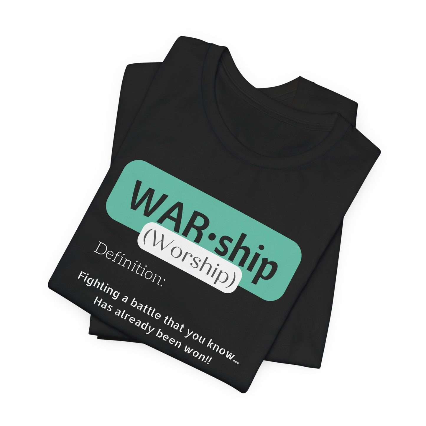 Forest Green Worship | black t-shirt