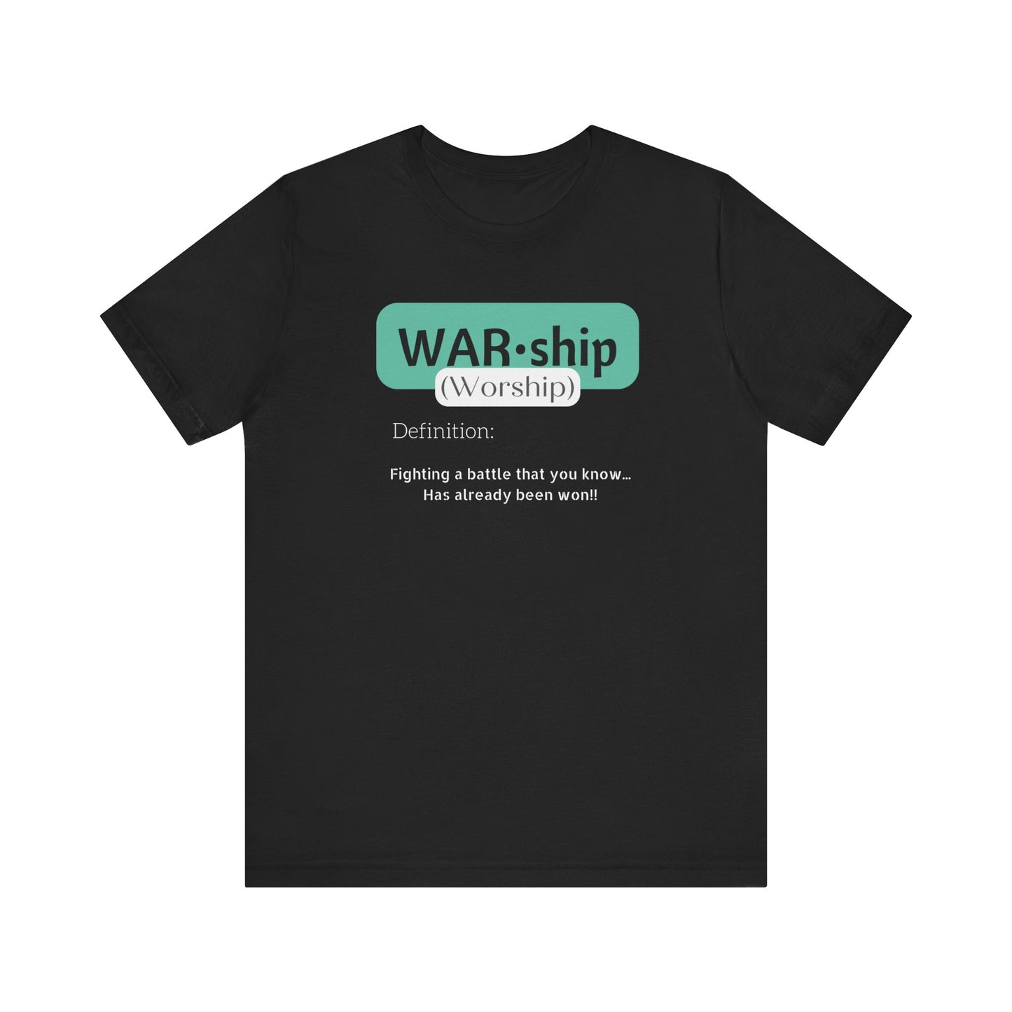 Forest Green Worship | black t-shirt