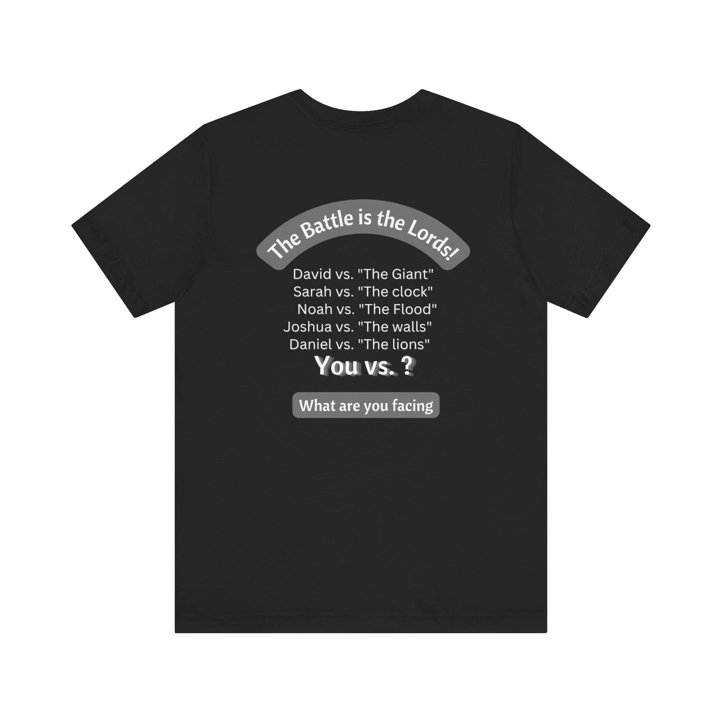 Gray | Worship | black t-shirt