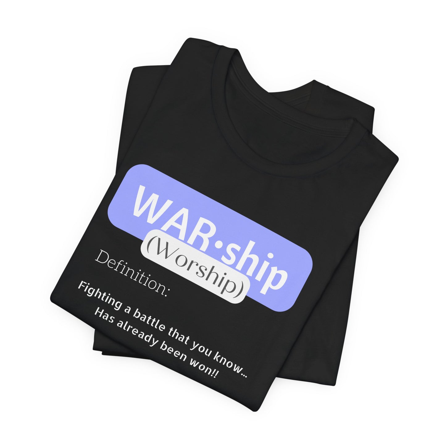 Lavender Worship | black t-shirt
