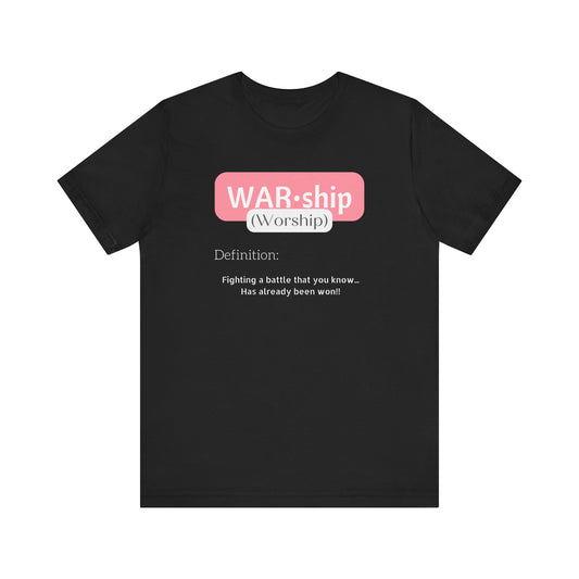 Pink Worship | Black T-shirt