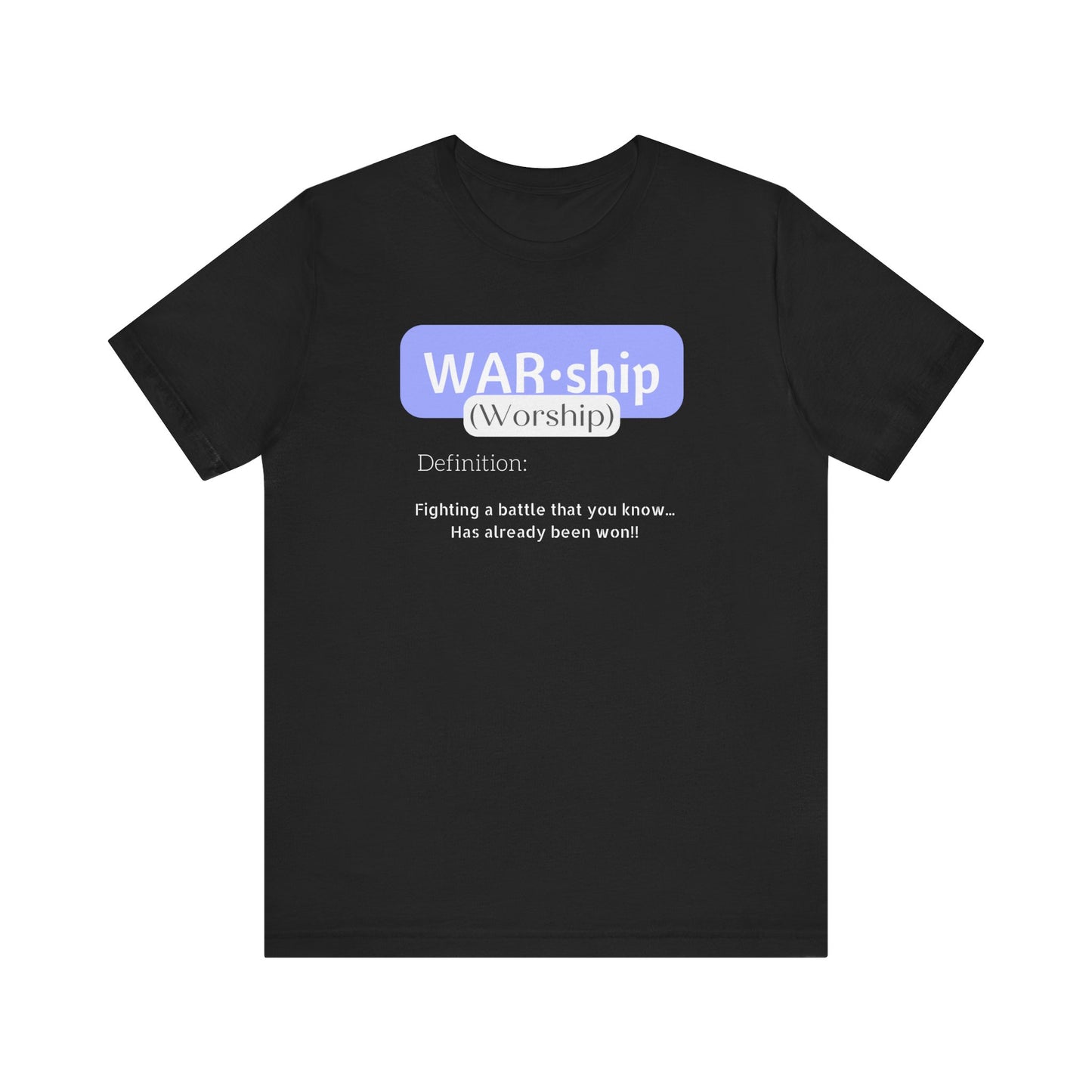 Lavender Worship | black t-shirt