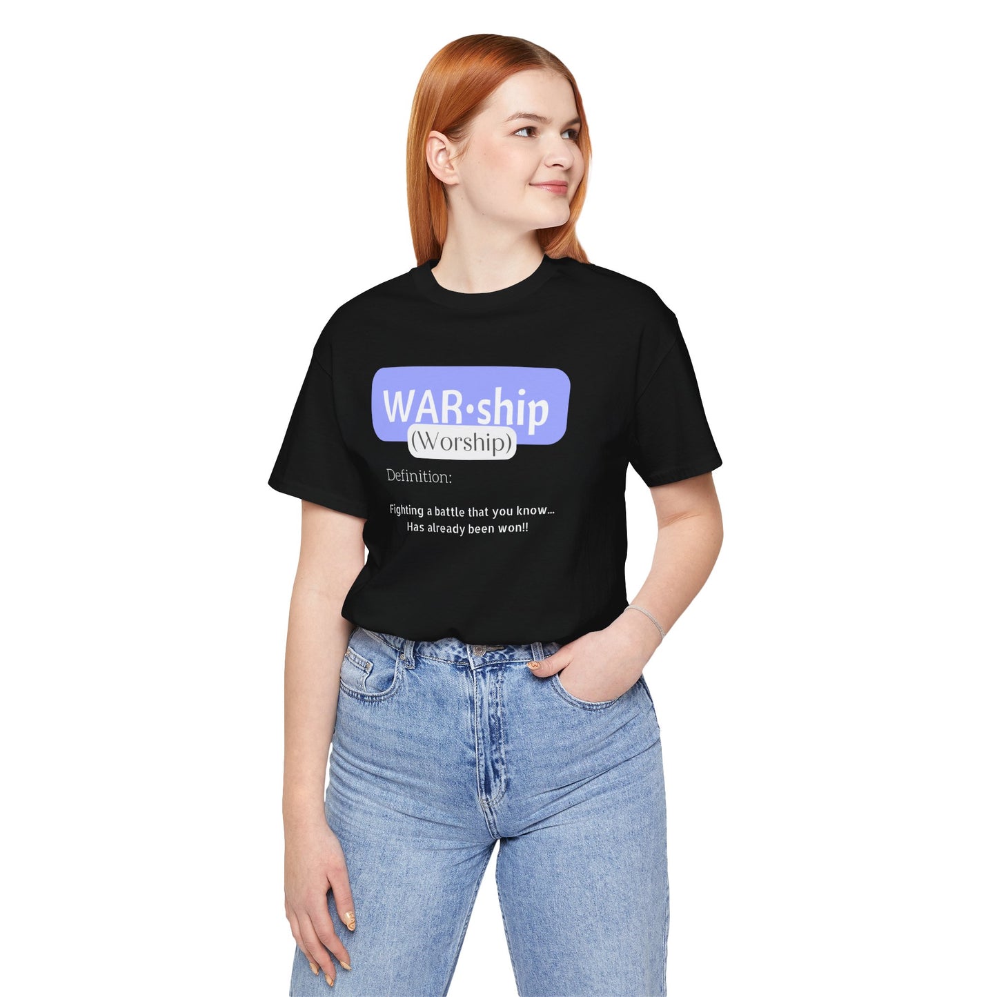 Lavender Worship | black t-shirt